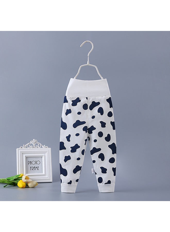 Baby's High Waist Autumn Trousers Pure Cotton Boys And Girls Baby's Spring And Autumn Single Open Pants Newborn Children's Open Crotch Pants