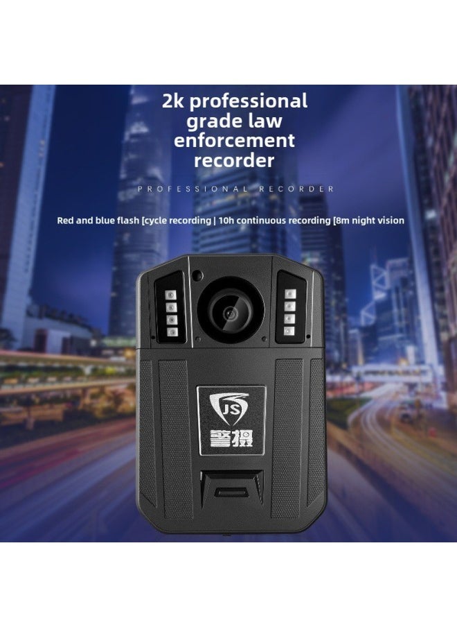 Generic - Police Camera DSJ-F8 Law Enforcement Assistant Recorder Field Recorder Infrared Night Vision Replaceable Battery 20 Hours Battery Life-Body Color:Dual Battery Version 32G - Image 1