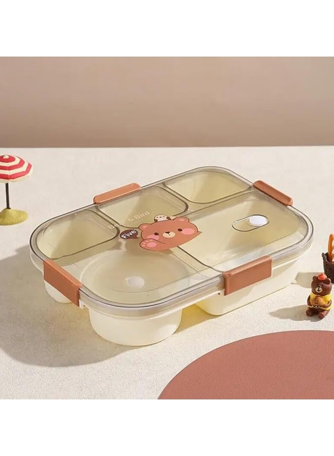 TYCOM Lunch Box for Kid, Bento Box Children, School Children's Lunch Box with Compartments, Leak-proof Lunch Box for Girls and Boys, Snack Box - Image 5