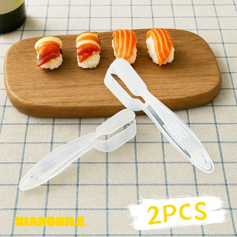 2pcs Plastic Ship Shaped Sushi Mold Set For DIY Sushi Making Bento Lunch Boxes Parties And Meals Durable Easy To Use Sushi Molds For Cooks And Chefs - Image 1