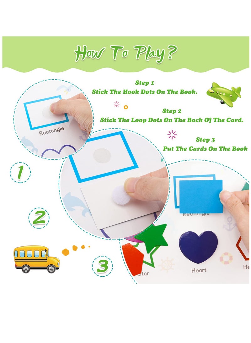 كتب نشاط لوحات مشغولة ألعاب للأطفال من 1 إلى 4 سنوات، ألعاب مونتيسوري للأطفال من 1 إلى 4 سنوات، هدايا للأطفال بعمر 2-4 سنوات، ألعاب تعليمية لمرحلة ما قبل المدرسة للأطفال. - Image 3