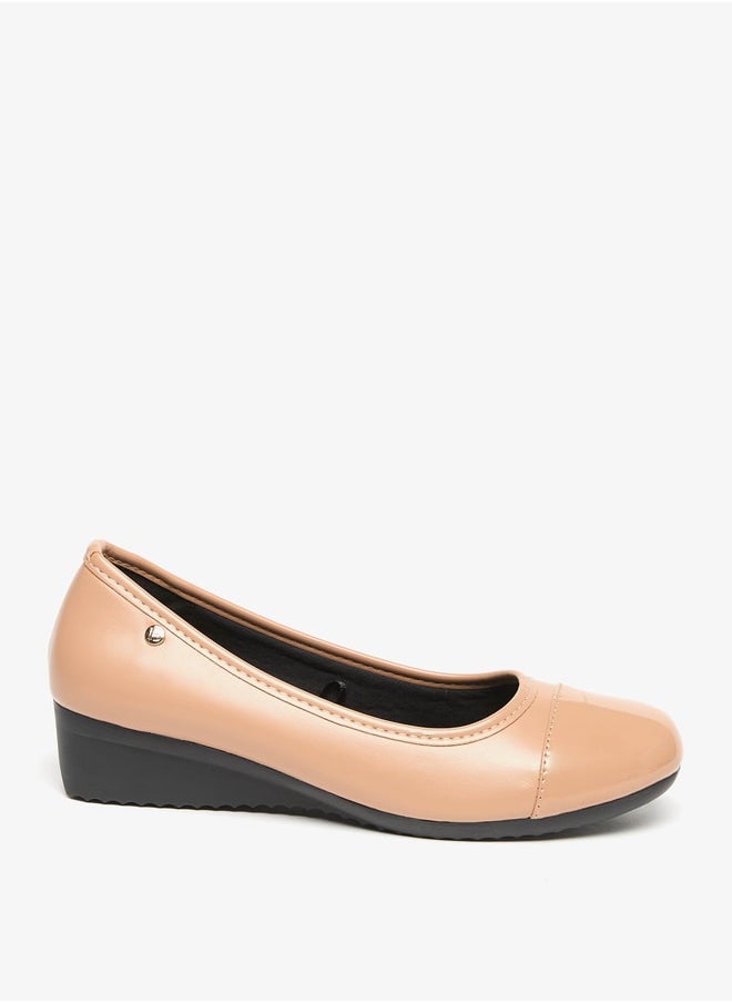 Flora Bella By Shoexpress - Womens Solid Slip-On Shoes With Wedge Heels - Image 1