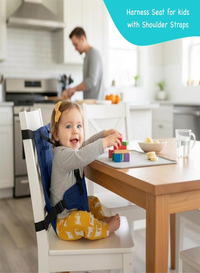 SNAPTRON Harness Seat for High Chair/Portable Chair Seat with Straps for Sitting & Feeding/Portable Baby Safety Harness for Kids/Baby Harness/Travel Essential for Toddlers - Image 4