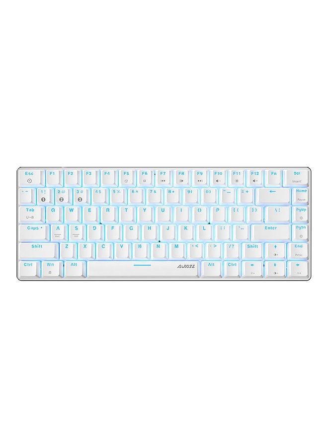 NIBEMINENT 82-Key Wired Dual Mode Mechanical Keyboard White - Image 1