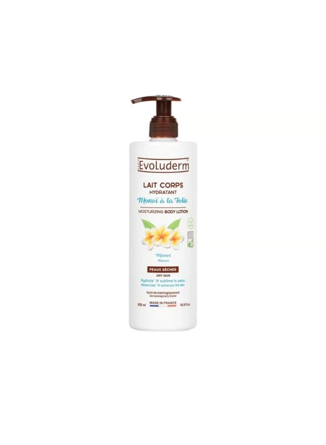 Evoluderm Monoï à la Folie Moisturizing Body Lotion 500ml - Image 1