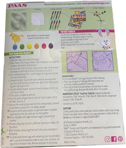 PAAS Tie Dye Easter Egg Decorating Kit - America's Favorite Easter Tradition - Image 2