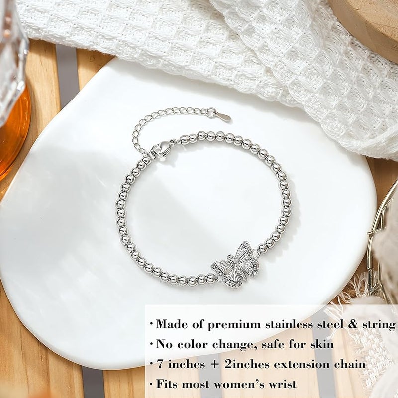 Tarsus Bracelets for Women, Horse/Owl/Butterfly/Hummingbird/Elephant/Turtle/Dragonfly Gifts for Women, Christmas Mothers Day Birthday Gifts for Friends Sisters Women - Image 5