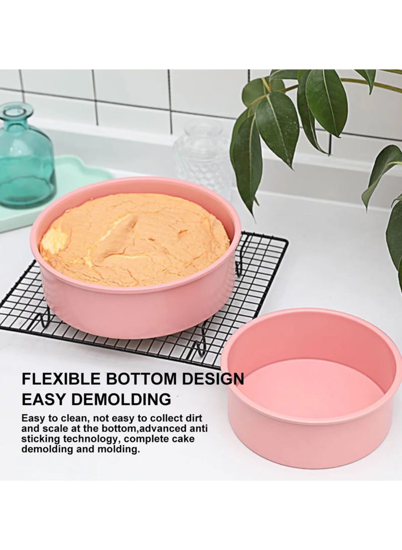 Nonstick Round Bake Pan, Silicone Bakeware Cake Mould (13X6 CM) - pzsku/Z5A45AD9D817AC6EC6337Z/45/_/1732091385/5215f2dc-bf07-417b-bcb6-a0b727f0ff1b