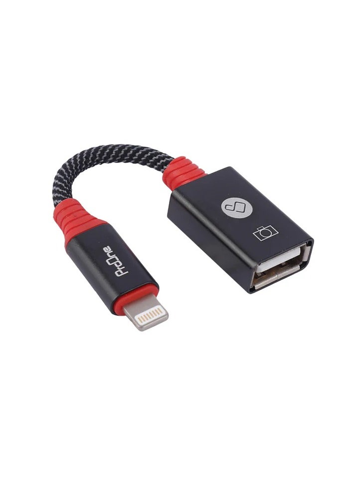 ProOne - ProOne PCO06 USB to Lightning OTG Cable/Adapter/Converter for iPhone iPad - High-Speed Data Transfer, Plug and Play Connectivity, Supports USB Flash Drives, Cameras, Keyboards, and More - Image 1