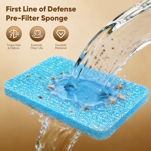 SHARLOVY No Spill Dog Water Fountain Stainless Steel for Large Dogs, 8L/2.1Gal Ultra Quiet Pet Water Fountain for Cats Dogs Indoor, Automatic Dog Water Bowl Dispenser - Image 3