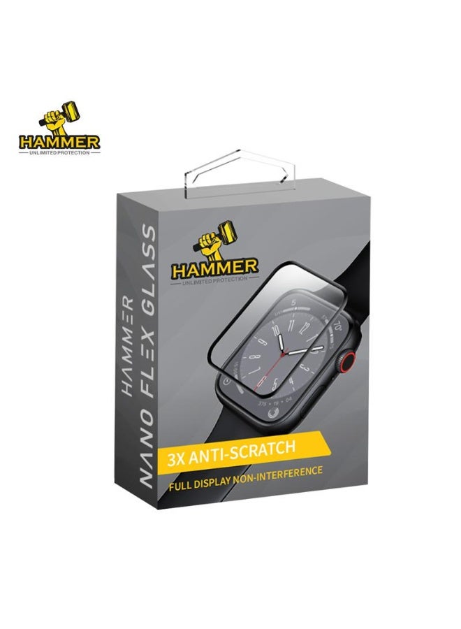هامر لاصقة حماية الشاشة هامر لساعة أبل سيريس 4 مقاس 40 مم سهل التركيب ثلاثية الأبعاد من الزجاج المقوى لساعة  شفاف - Image 1