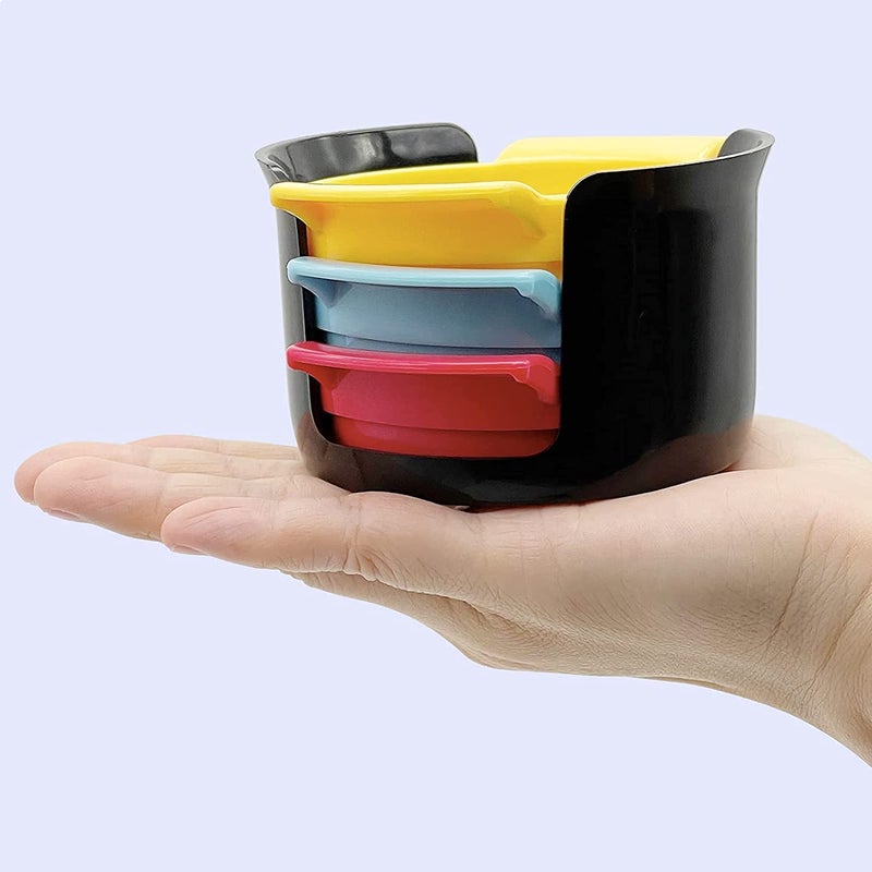 NAIDEV Boiled Egg Cutter Handy Fruit Food Slicing Kitchen Mini Egg Slicer Cutter Kitchen Gadget with Stainless Steel Blades ABS Egg Cutter for Home Eggs Fruit ChopperDividerDicer Kitchen Cutlery - Image 2