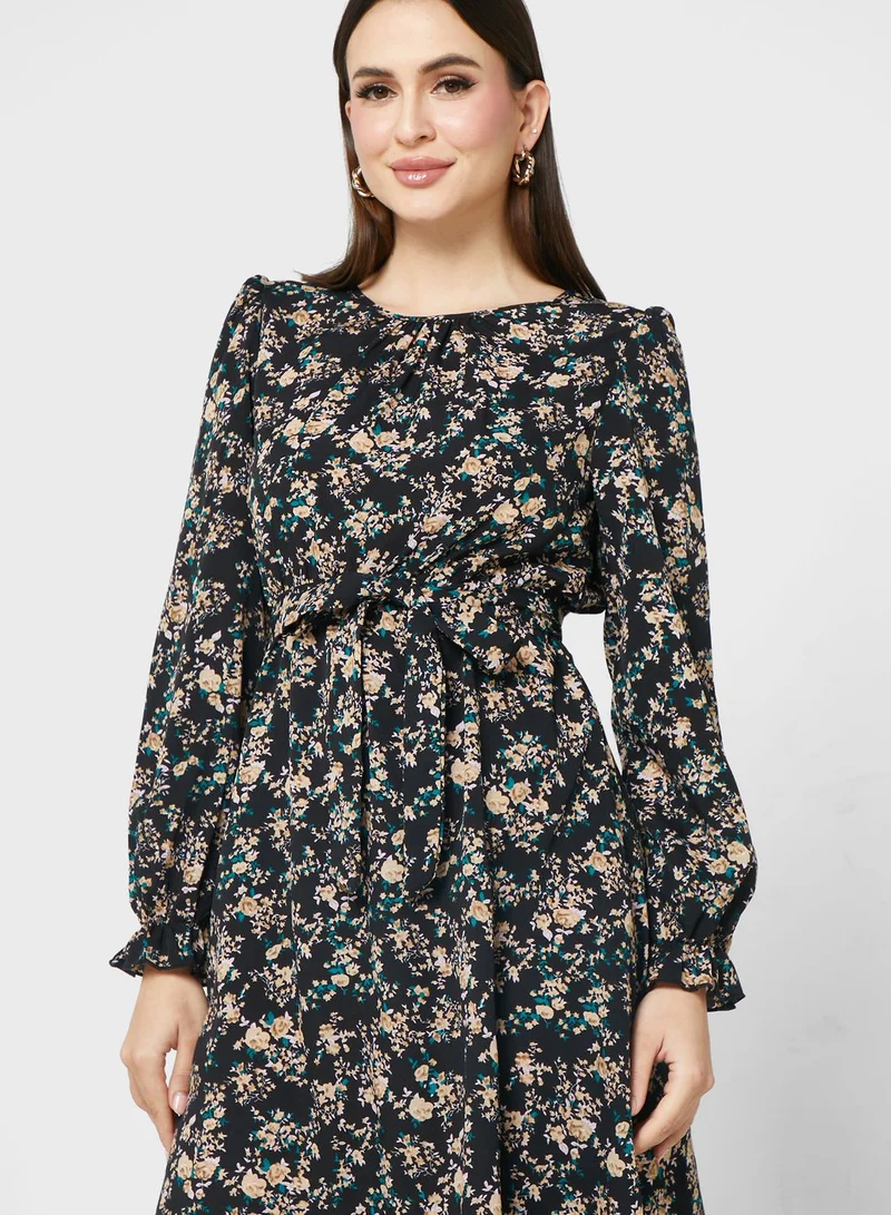ELLA Floral Print Dress