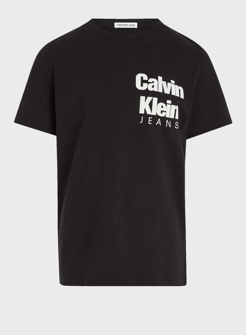 Calvin Klein Jeans Kids Crew Neck T-Shirt