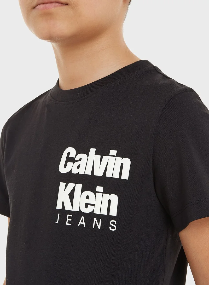 Calvin Klein Jeans Kids Crew Neck T-Shirt