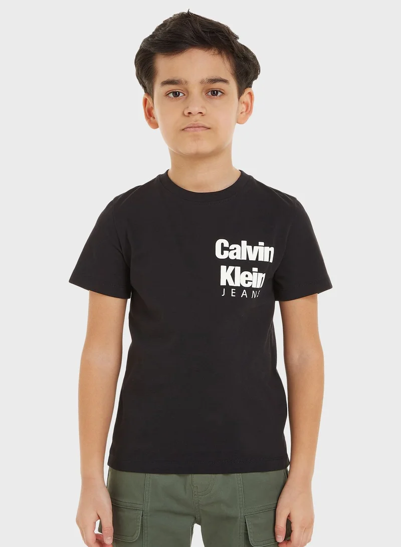 Calvin Klein Jeans Kids Crew Neck T-Shirt
