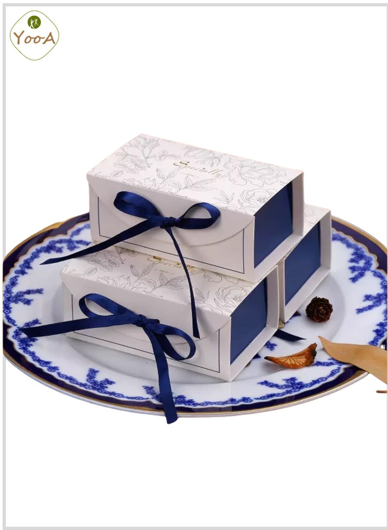 YooA 10pcs Elegant Dark Green Gift Boxes with Ribbon – Perfect for Birthdays, Weddings, Baby Showers, Anniversaries, Christmas, New Year, and Festive Celebrations – Ideal for Chocolates, Cookies, Cakes, Party Favors, and Customizable Gifts