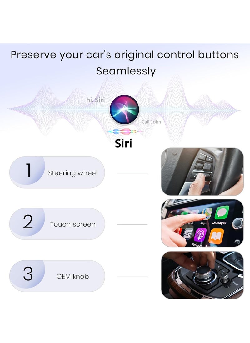 Generic - Wireless Carplay Adapter & Android Auto Wireless Adapter 2-in-1 Fast & Stable Carplay Wireless Adapter Convert Wired to Wireless Car Play Adapter for iOS 10+/Android 11 - Image 1