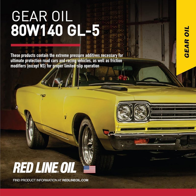 Red Line 80W140 GL5 Gear Oil - 1 Quart - Image 2