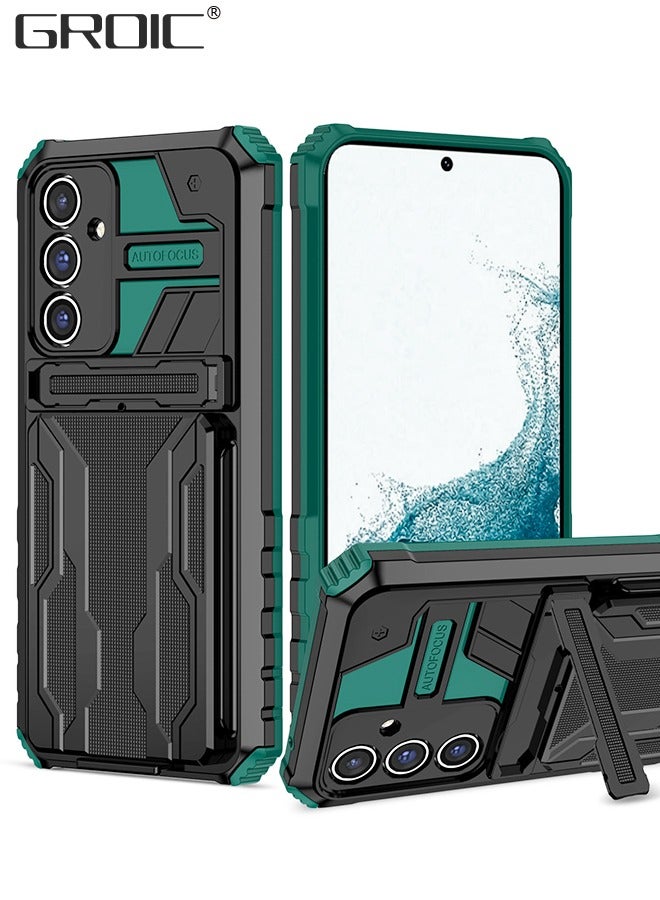 GROIC جراب لهاتف Samsung Galaxy A54، جراب واقٍ مقاوم للصدمات ومتين بدرجة عسكرية لحماية الهاتف المحمول A54 مع حامل، جراب هاتف Samsung Galaxy A54 مقاس 6.4 بوصة - Image 1