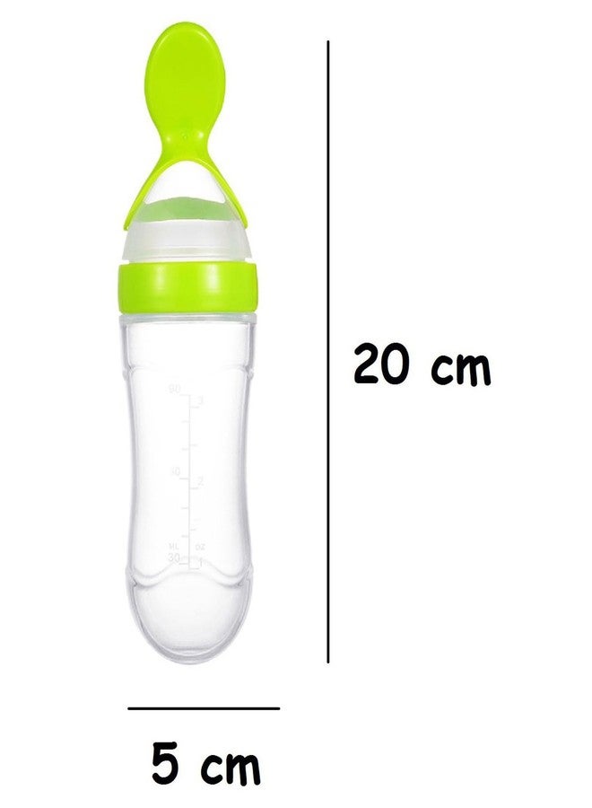 Joy Buzz Baby Feeding Product | Combo of Babies Silicone Spoon Food Feeder 190ml & Fruit Nibbler Pack of 2 (Green & Purple) - Image 4