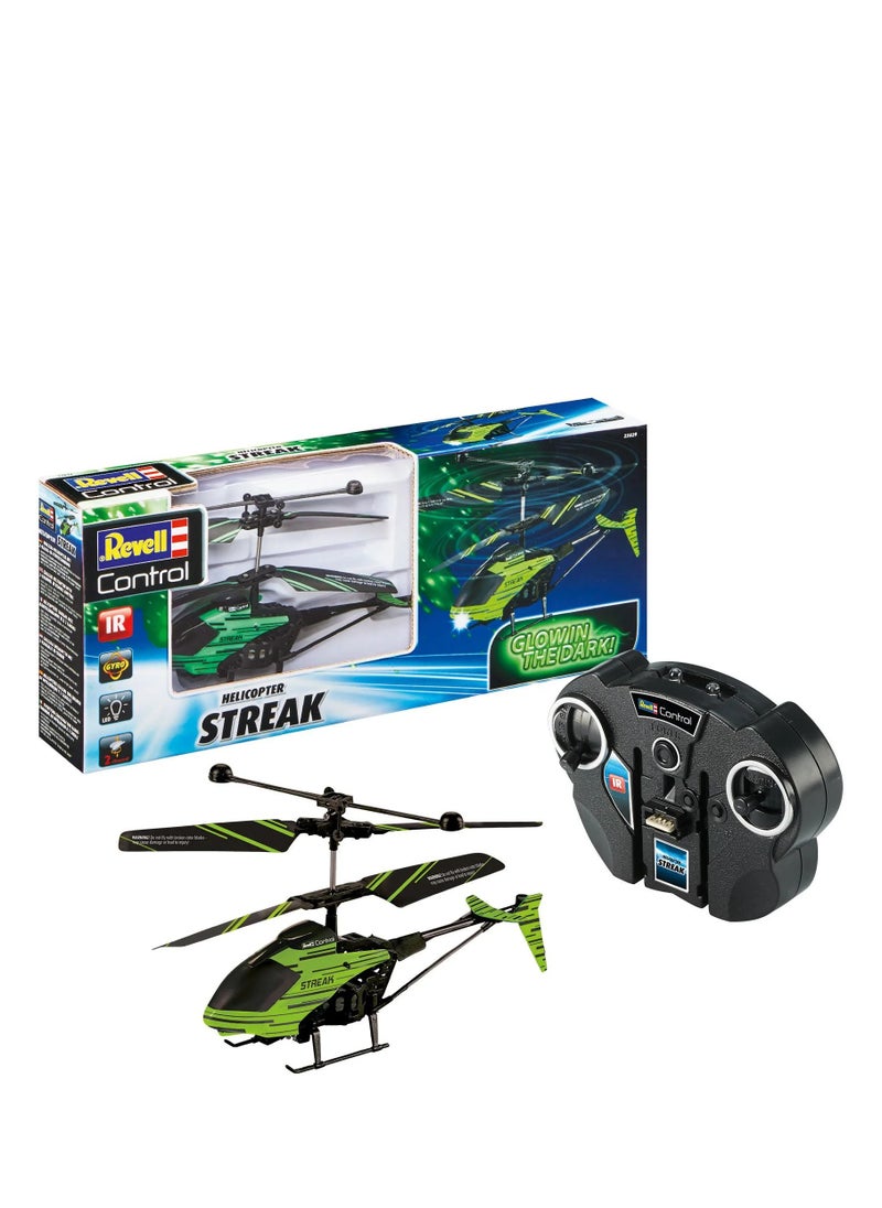 Revell - RC HELICOPTER STREAK GLOW IN THE DARK - Image 1