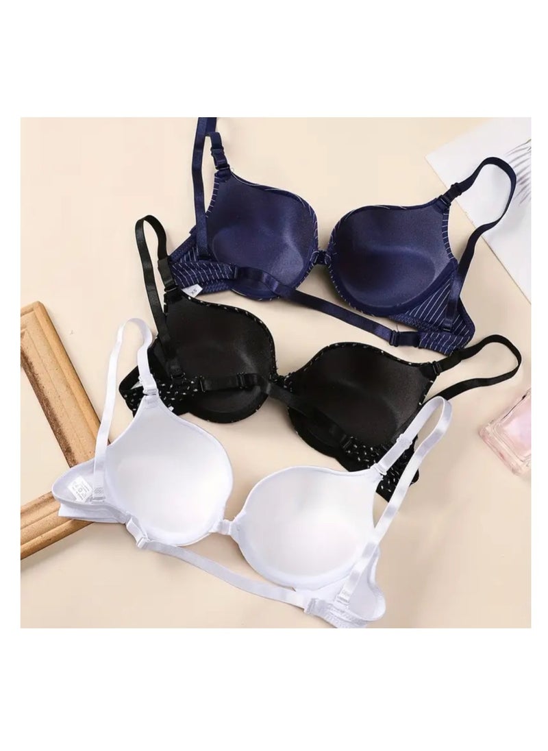 Generic 3 Pieces Ladies Front Closer Bra  - Image 2