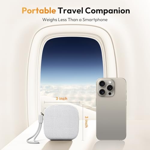 HOMEBEST Portable Sound Machine for Travel, White Noise Sound Machine for Sleeping, 52-Hour Lasting Mini Noise Machine with 21 Quality Non-looping Sounds, Headphone Jack, Memory, Timer for Adults,Hotel (White) - Image 3