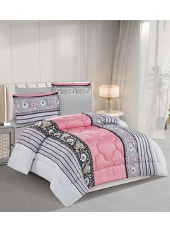 Stargold Super Soft Printed Comforter, 6pcs Set, Microfiber High-Quality Fabric, Stylish and Premium Design, Durable, Ideal For Home Bedroom 240X220CM  - Image 1