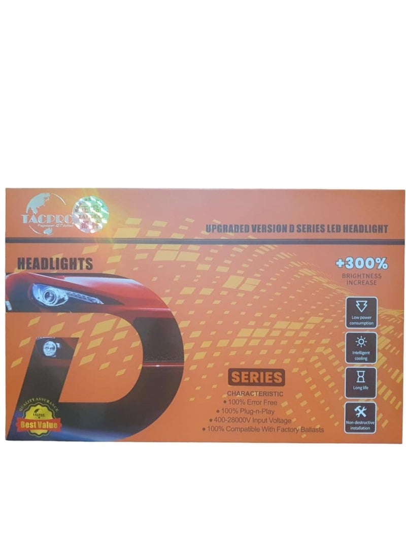 TACPRO Tackpro D1S D Series LED Headlamp, 75W, 6500K, 10,000 Lumens, 30,000 Hours  - Image 3