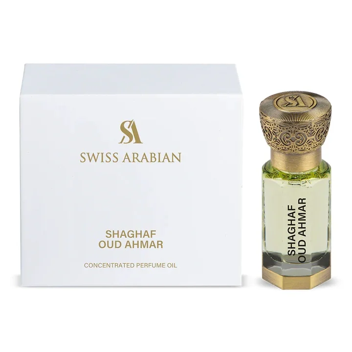 عطور سويس اربيان Shaghaf Oud Ahmar Perfume Oil 12ml