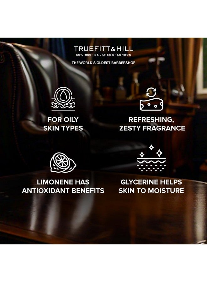 Truefitt & Hill West Indian Lime Shaving Cream For men | 75gm Tube |Best For Oily Skin | Glycerine based |Smooth Razor Glide|Rich Lather|Contains Essential Oils | All Natural - Image 4