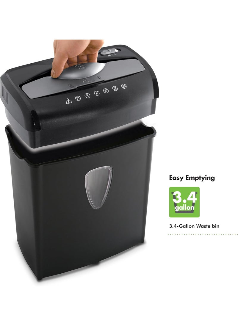 AURORA Aurora AU895XA 8Sheet Professional CrossCut Paper and Credit Card Shredder  - Image 4
