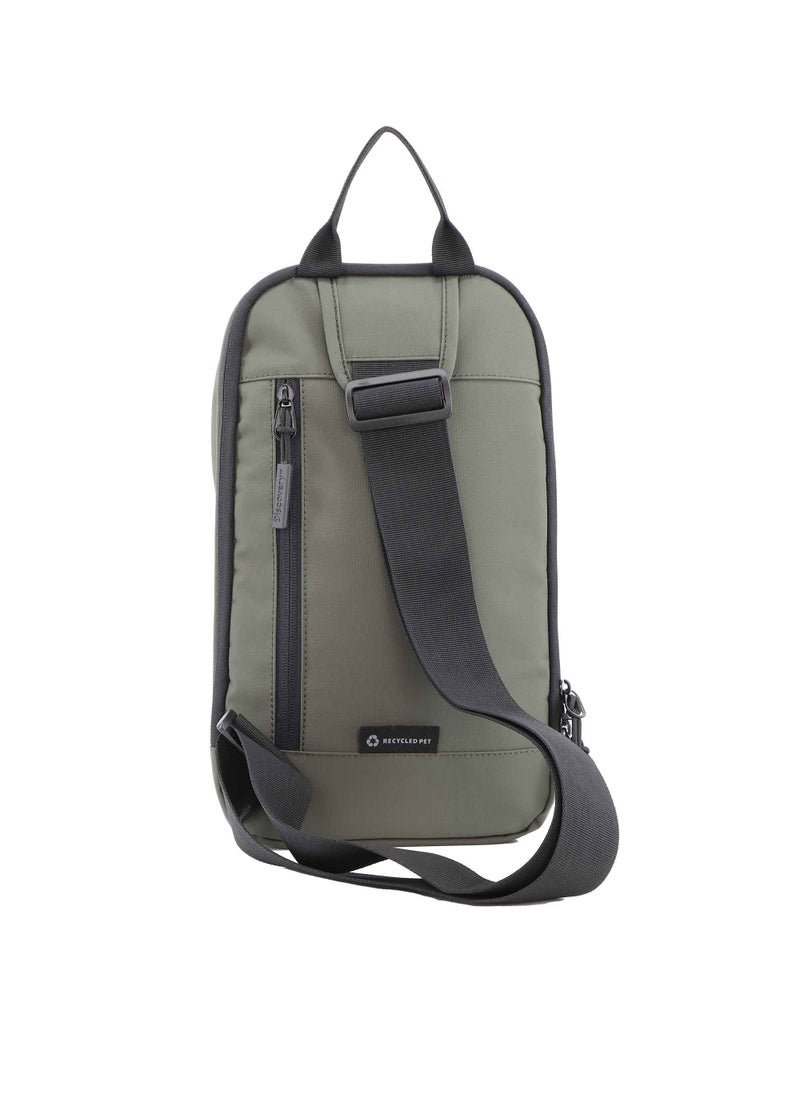 Discovery SHIELD RPET Polyester Sling Cross Bag Khaki, Durable Lightweight Tablet Protective Outdoor Business College Casual Cross Body Bag With Multi Compartment, RFID Pocket - pzsku/Z5A46DC461F2045A41DB2Z/45/_/1721997062/abf52972-9689-4bcc-aa10-4d0fdf02f853
