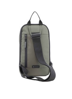 Discovery Discovery SHIELD RPET Polyester Sling Cross Bag Khaki, Durable Lightweight Tablet Protective Outdoor Business College Casual Cross Body Bag With Multi Compartment, RFID Pocket  - Image 4