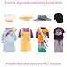 HONLAELLA 29 Pcs Doll Clothes Wilderness Interactive Playset for Mini Girl Dolls 5 Outfits 5 Dresses 4 Shoes 15 Wilderness Adventure Accessories for 53 6 Inch Doll Clothes and Accessories - Image 4