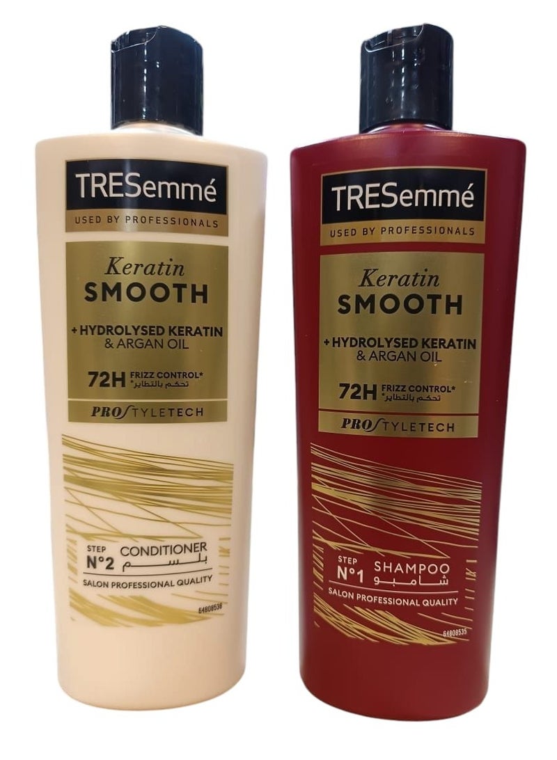 شامبو 400مل وبلسم 400مل تريسمي بالكرياتين