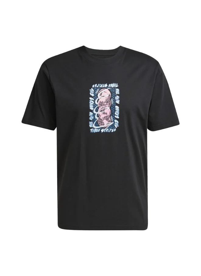 اديداس adidas Q12 TS STREET W Black Originals Men T-SHIRTS