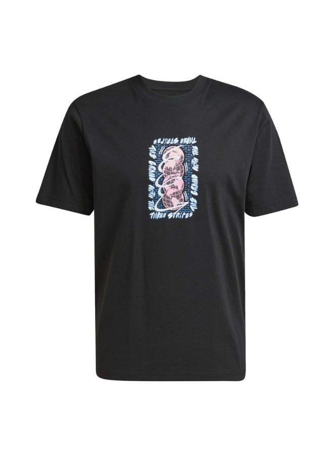 Adidas adidas Q12 TS STREET W Black Originals Men T-SHIRTS  - Image 1