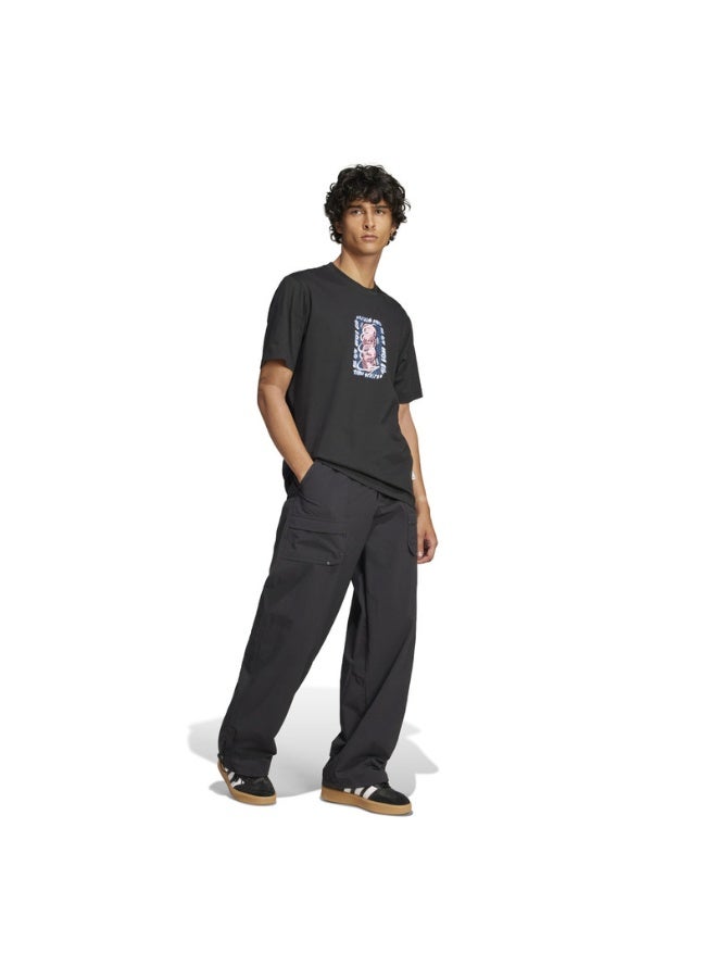 Adidas adidas Q12 TS STREET W Black Originals Men T-SHIRTS  - Image 4