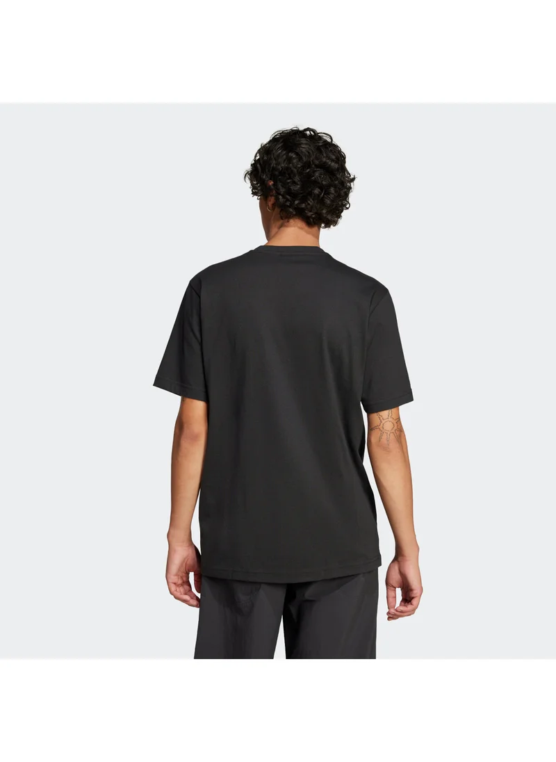 Adidas Q12 TS STREET W Black Originals Men T-SHIRTS