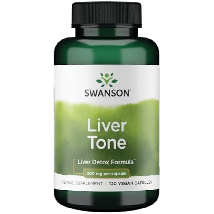 Swanson Liver Tone Liver Detox Formula 300 Milligrams 120 Veg Capsules - Image 1