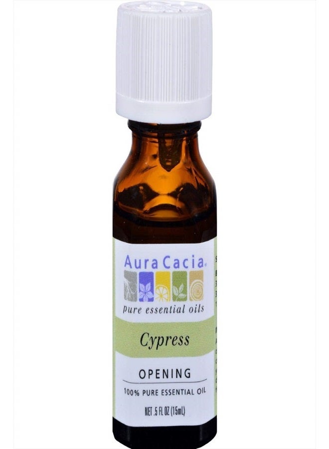 Aura Cacia Essential Oils, Cypress - 0.5 Oz - Image 1