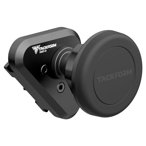 Tackform Link Vent Mount Universal Magnetic Phone Holder Compatible with 2015-2020 Ford F-150, 2017-2021 Super Duty, and 2018-2021 Expedition | Aluminum Base, Short Reach | NOT Compatible With MagSafe - Image 1