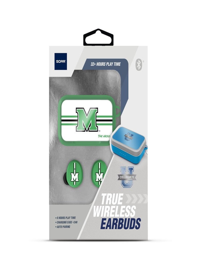 SOAR NCAA Wireless Sport Earbuds: Comfortable Fit & Convenient Charging, Marshall U - Image 3