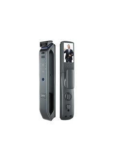 Generic Smart Door Lock Lezn Face Version With Fingerprint, i16 - Grey  - Image 1