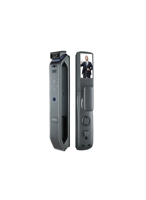 Smart Door Lock Lezn Face Version With Fingerprint, i16 - Grey