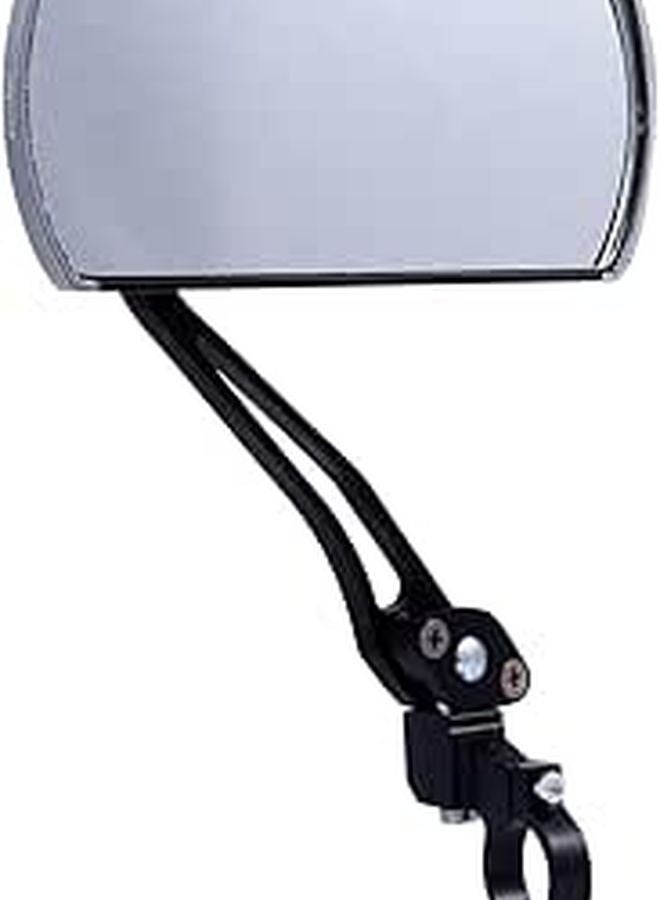 Wide Angle Black Rear View Mirrors For Electric Mountain Bike And Motorcycle Safety - Image 1