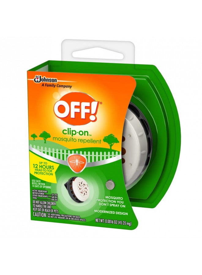 OFF! OFF! Clip-On Mosquito Repellent, Clip-On Fan Unit and 1 Repellent Refill, Attaches to Belt, Waistband, or Purse  - Image 2