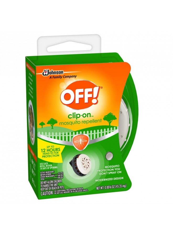 OFF! OFF! Clip-On Mosquito Repellent, Clip-On Fan Unit and 1 Repellent Refill, Attaches to Belt, Waistband, or Purse  - Image 3